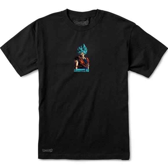 Primitive x Dragon Ball Z Shadow Goku T-Shirt Black MEDIUM - Picture 3 of 7